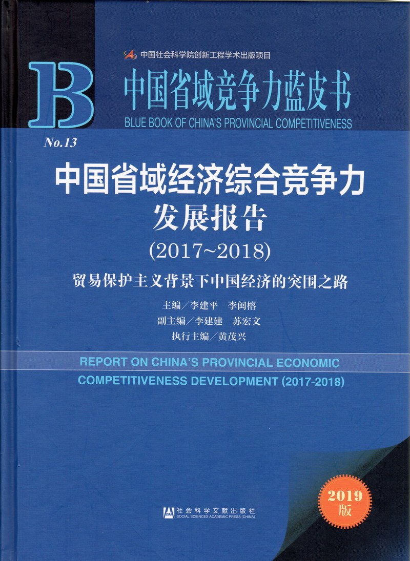 日b操屌中国省域经济综合竞争力发展报告（2017-2018）